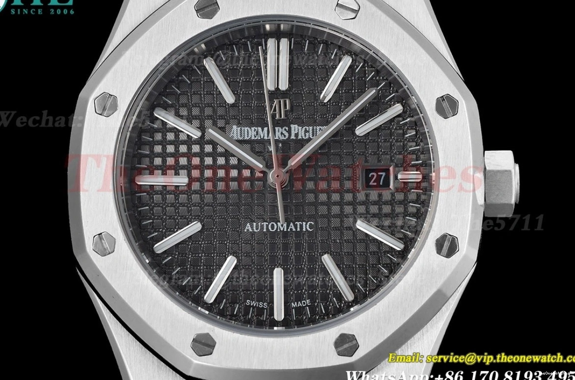 41mm SS 15400 MY8215 Grey GDF SS Dial Royal Oak 0106